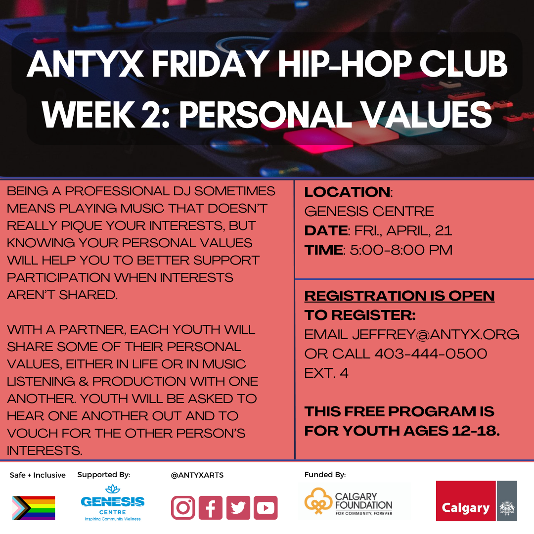 Friday Hip-Hop Club Week 2: Personal Values
