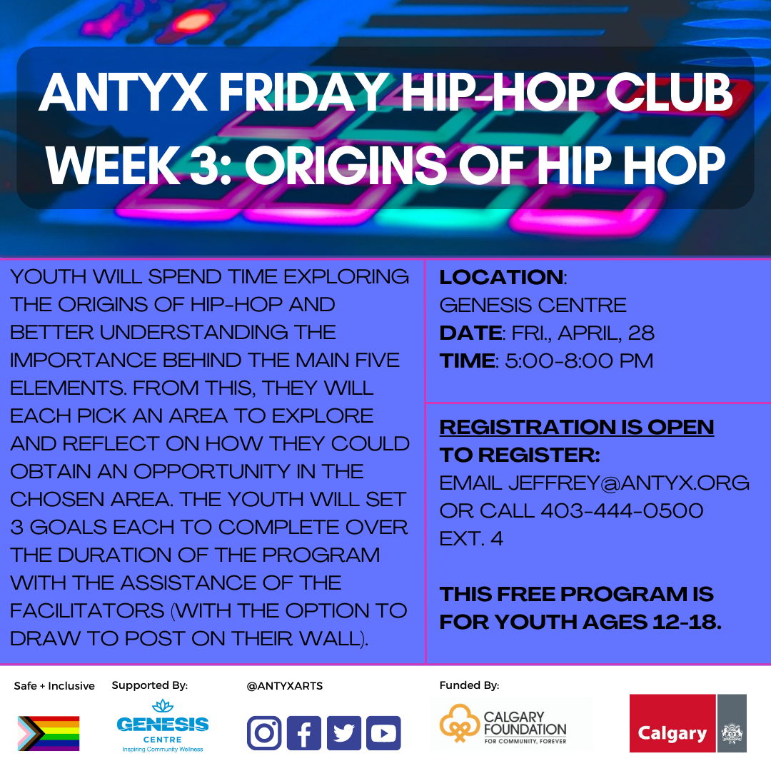 Friday Hip-Hop Club Week 3: Origins of Hip Hop