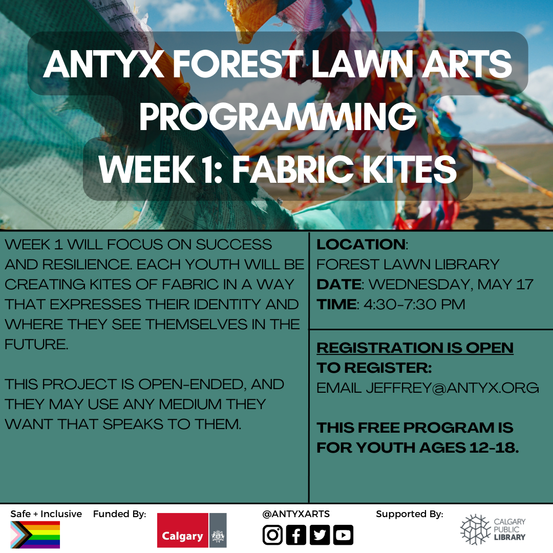 Forest Lawn Arts Programming Week 1: Fabric Kites