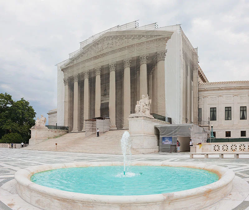 Supreme Court Cloaked. Washington DC. 2013. Canon 1DS III.