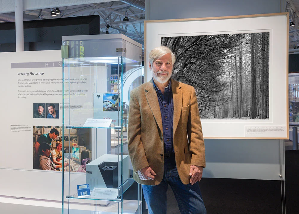 Steve at the Make Software Exhibit. 2017.