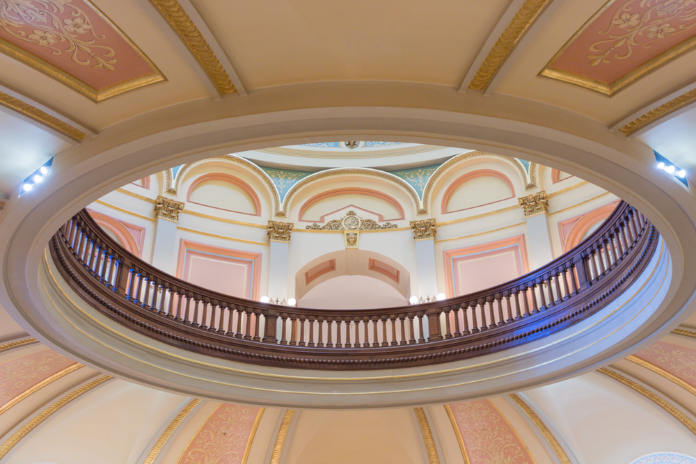 California State Capitol Rotunda. Sacramento. 2018.  Canon EOS 5DSr.