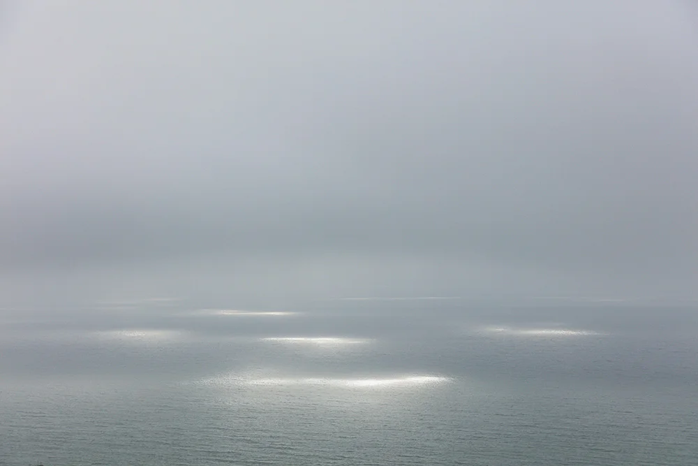 Sunspots on Sea, Pacifica CA. 2018. Canon EOS 5DSr.