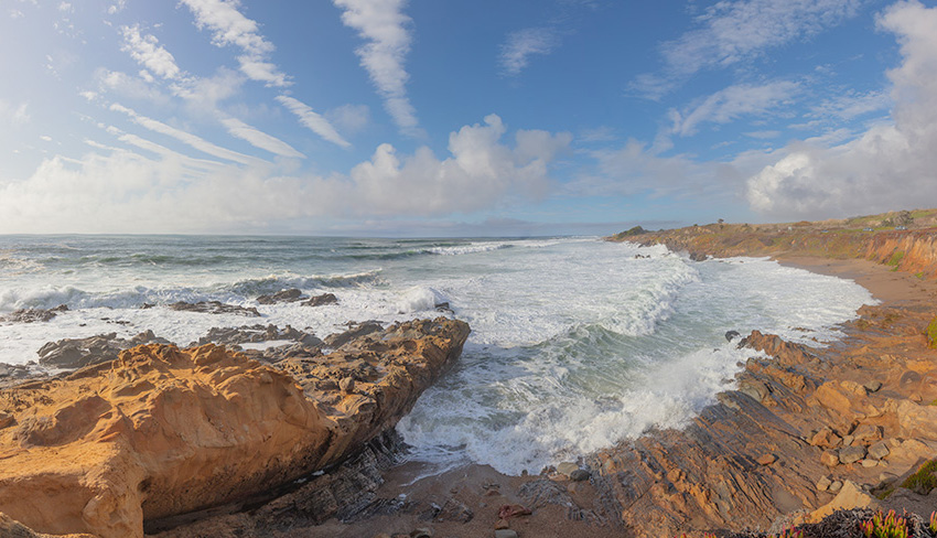 Pebble Beach Panorama. 2018.