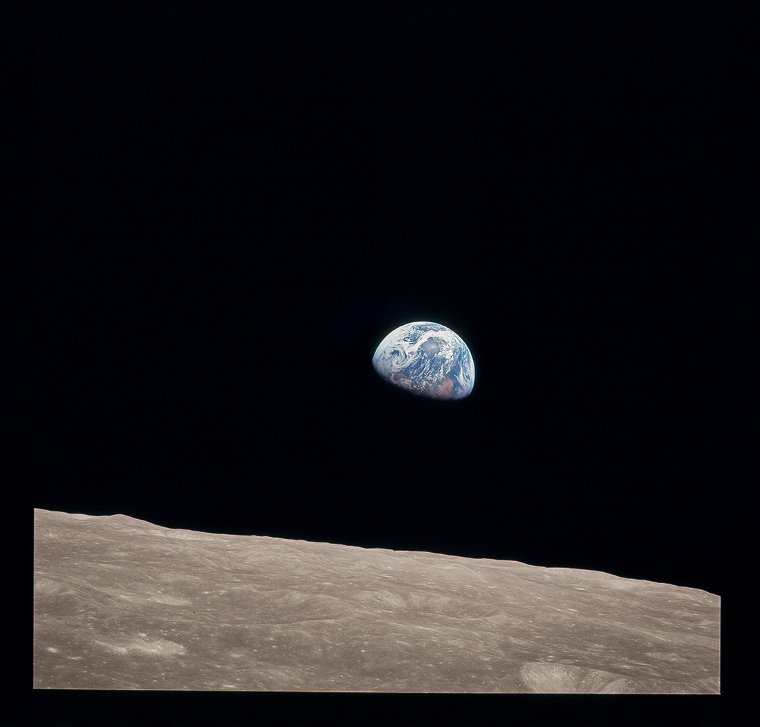 Earthrise over Moon. December 24, 1968. William Anders NASA.