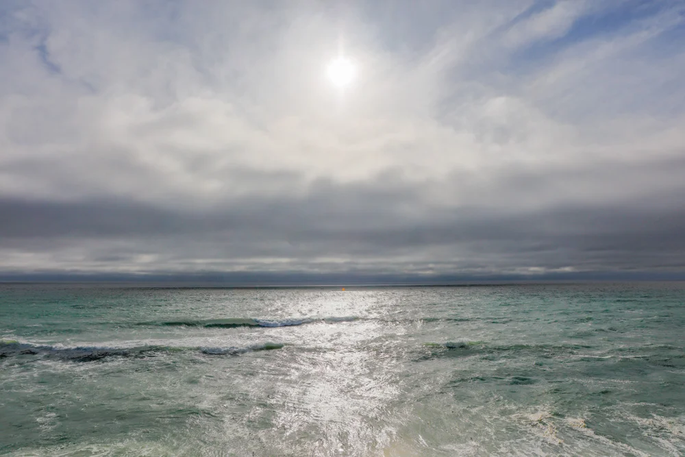 Afternoon Surf and Sun. Pacifica,. CA. 2019. +-3 stop HDR. Canon EOS 5DSr.
