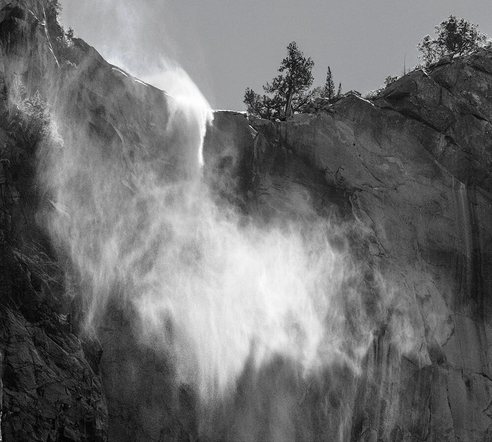 Mist, Bridalveil Falls. Yosemite. 2019. Canon EOS 5DSr.