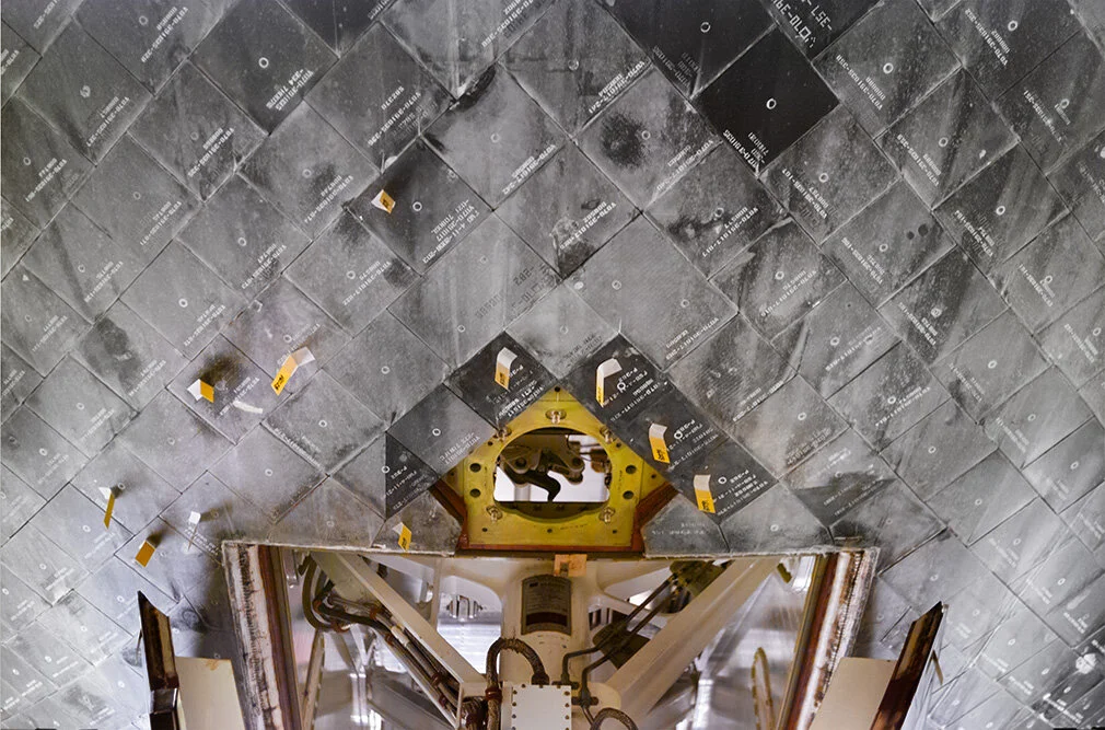 Underbelly Tiles. Space Shuttle Atlantis. Kennedy Space Center, FL. 1996. Kodak DCS 460