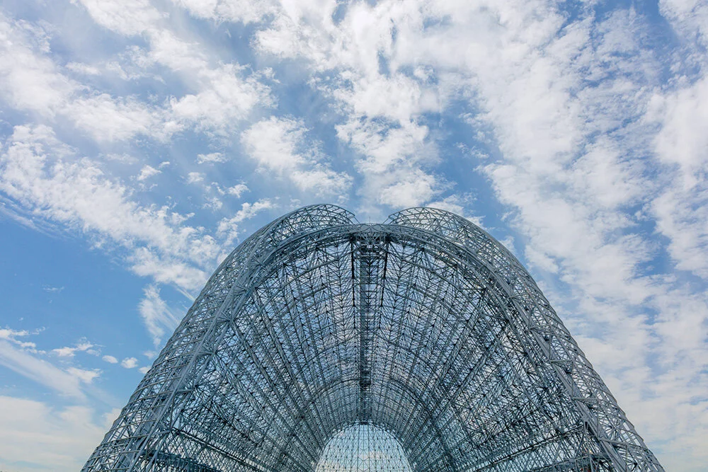 Airship Hanger. Moffett Field. Mountain View, Ca. 2019.. Canon EOS 5DSr.