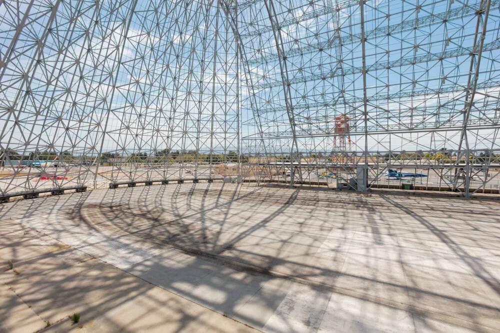 Airship Hanger. Moffett Field. Mountain View, Ca. 2019.. Canon EOS 5DSr.