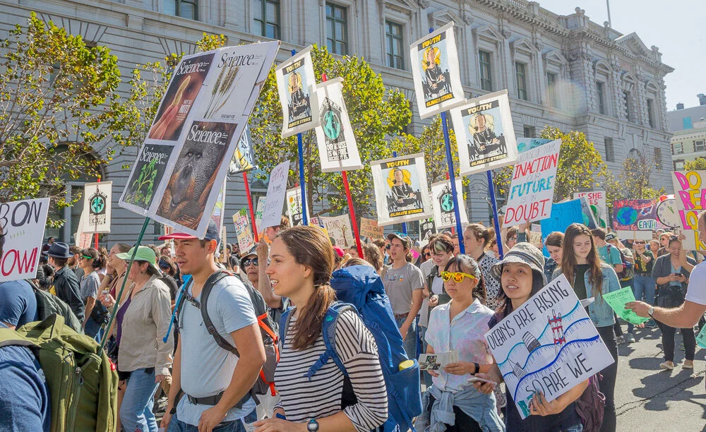 Climate Change Protest. San Francisco. 2019. Canon EOS 1DX II.