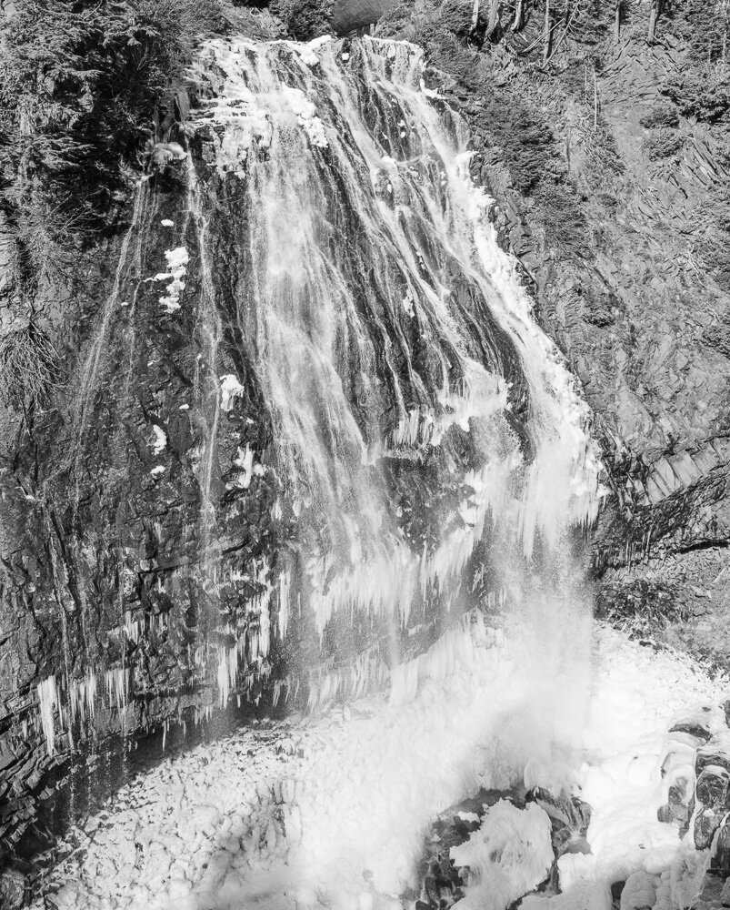 Falls. Mt. Rainier National Park. 2019. Canon EOS 5DSr.