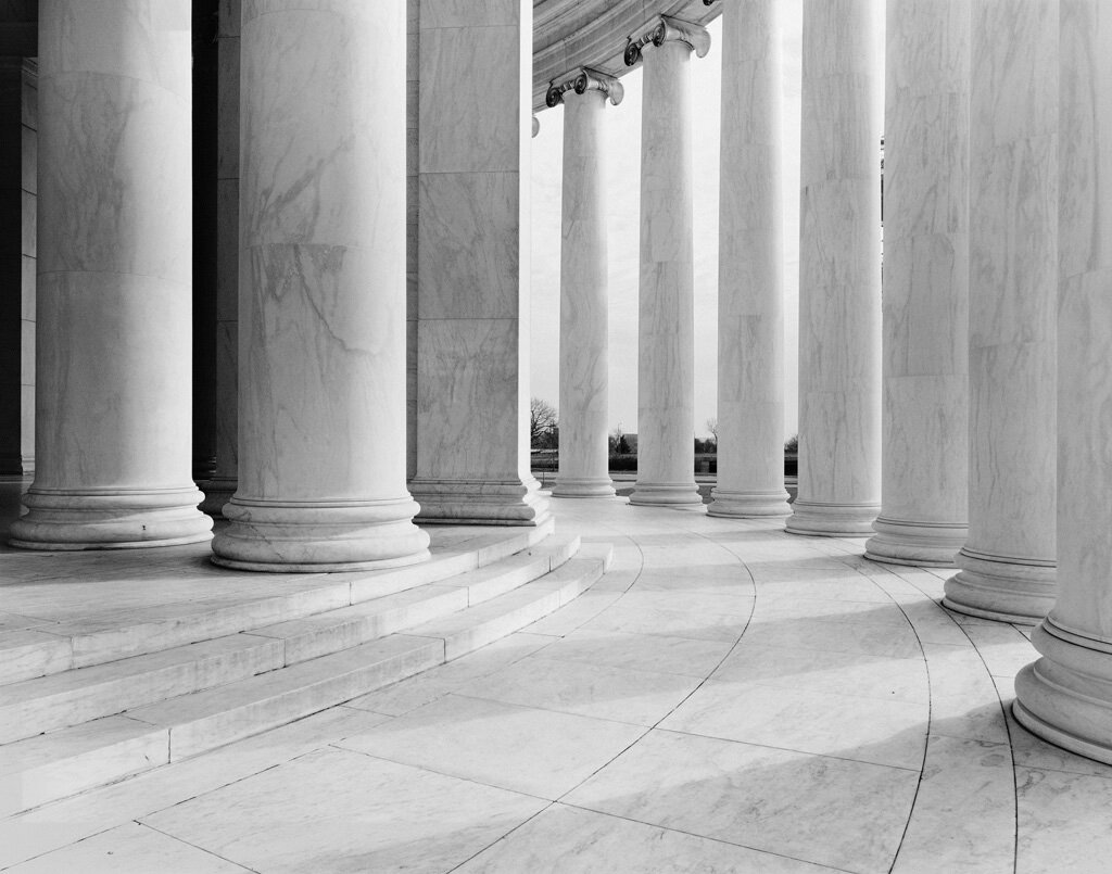 Columns. Jefferson Memorial. Washington DC. 1984.