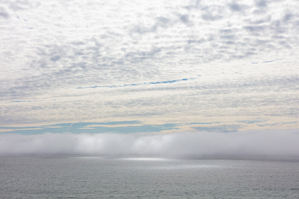 Sea, Sky and Fog Bank. Pacifica, CA. 2020.