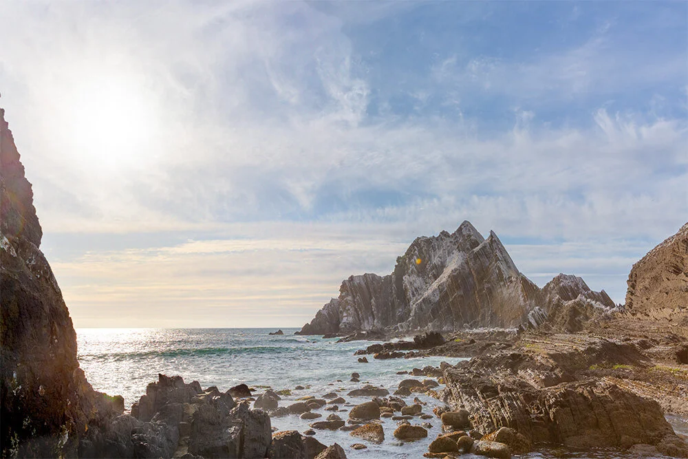 San Pedro Rock. Point San Pedro, Pacifica, CA. 2015. Overlooked Stitched Panoramic from Canon EOS 5D Mark III.