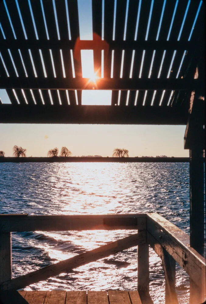 My First Summer of Photography. Lake Yosemite. Merced, CA. 1974. 35mm Kodak Ektachrome.
