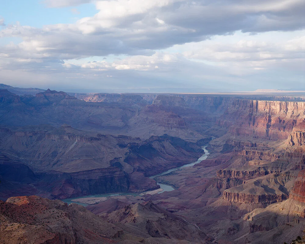 Grand Canyon and Colorado River from Desert View.  1997. Betterlight Scanning Back.