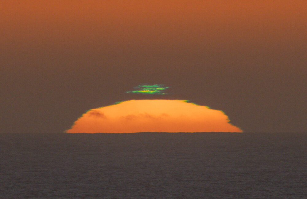 Green Flash Sunset. 2020