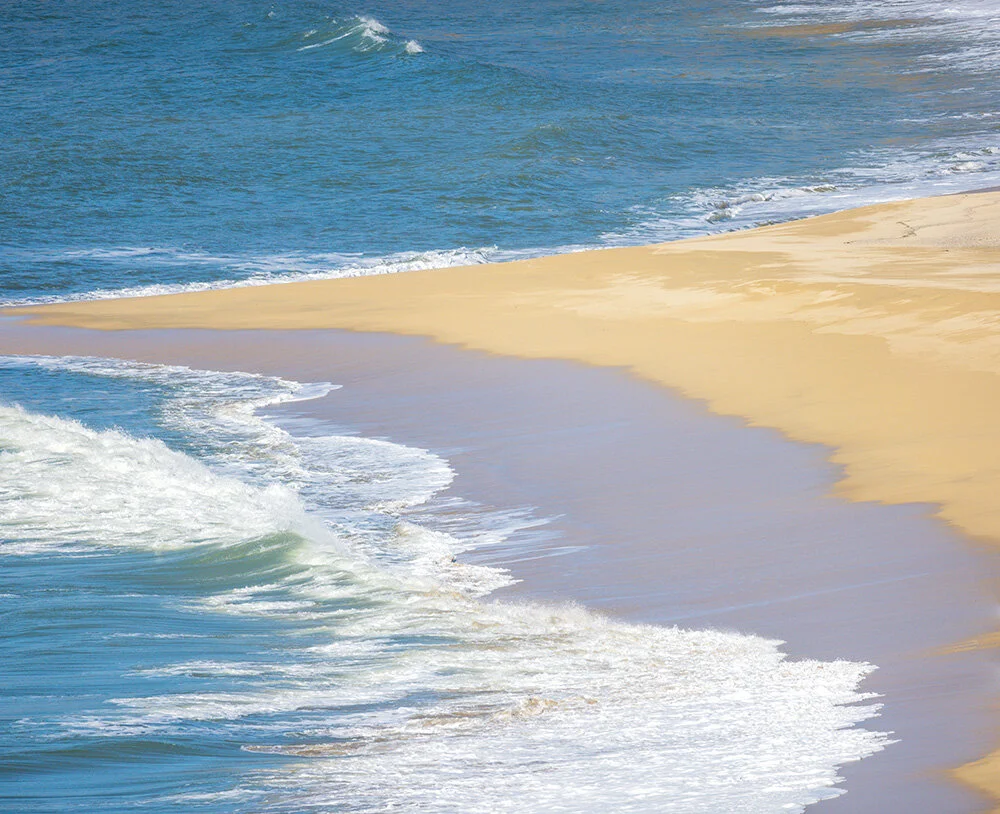 Beach and Surf. from California Coastal Trail. 2021. Canon R5.