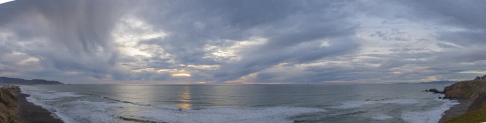 Mussel Rock Panorama. 2021. Canon R5.