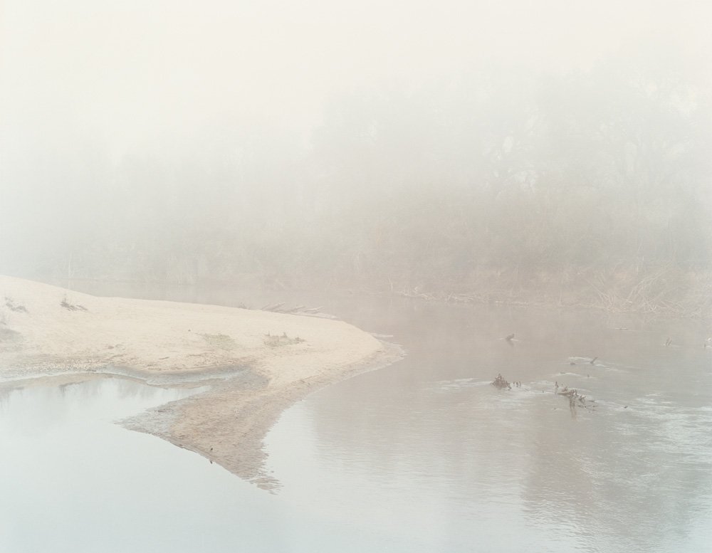 Fog. Stanislaus River. Caswell State Park. 1985
