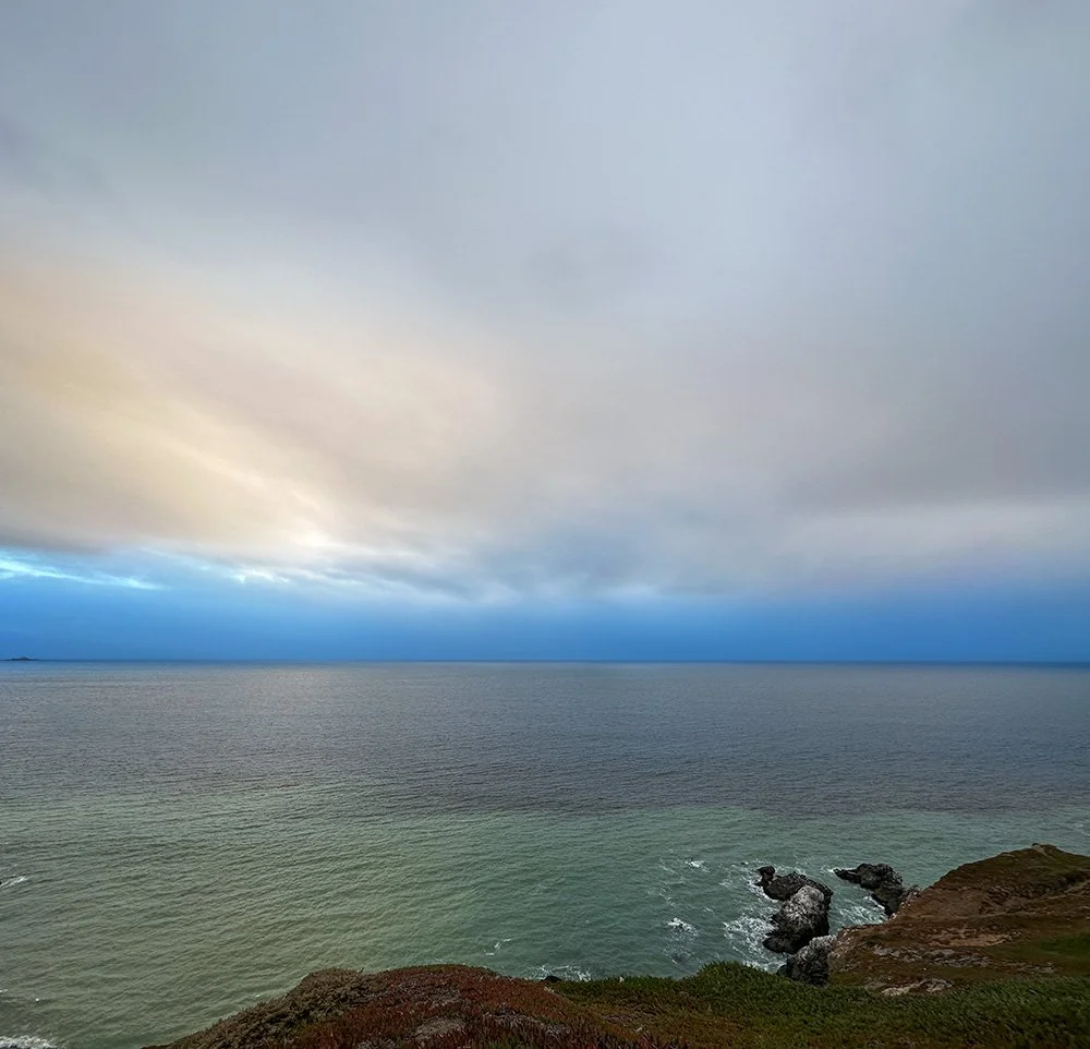 Blue Horizon, Last Light. Mussel Rock. Pacifica. CA 2023