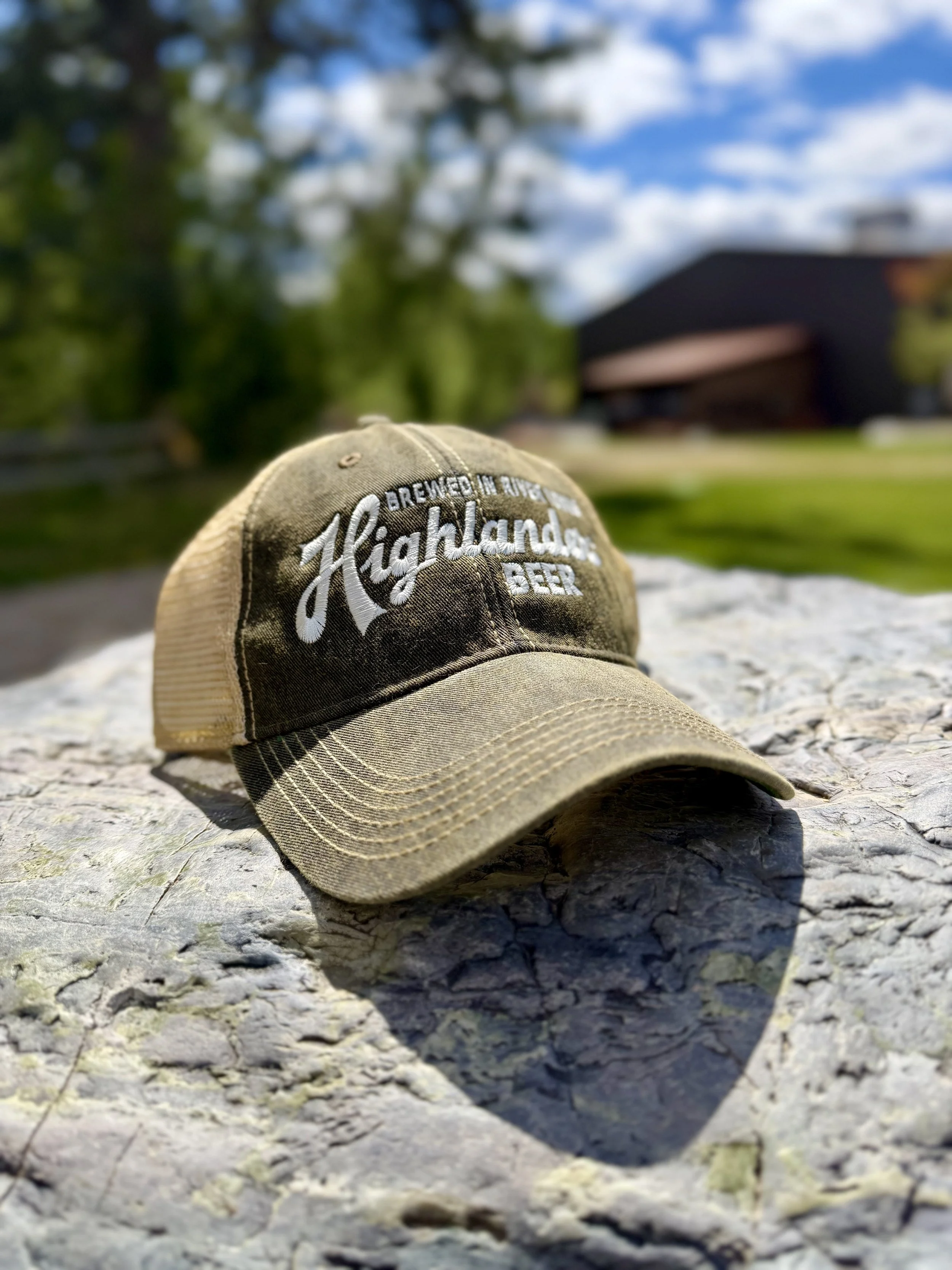 Retro Grey Logo Hat