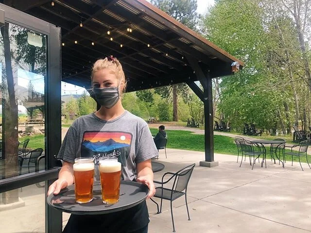 Join us on this sunny Saturday for dine in and take out from 12-8! There&rsquo;s plenty of room for some social distanced craft beer fun on our gorgeous patio! ☀️