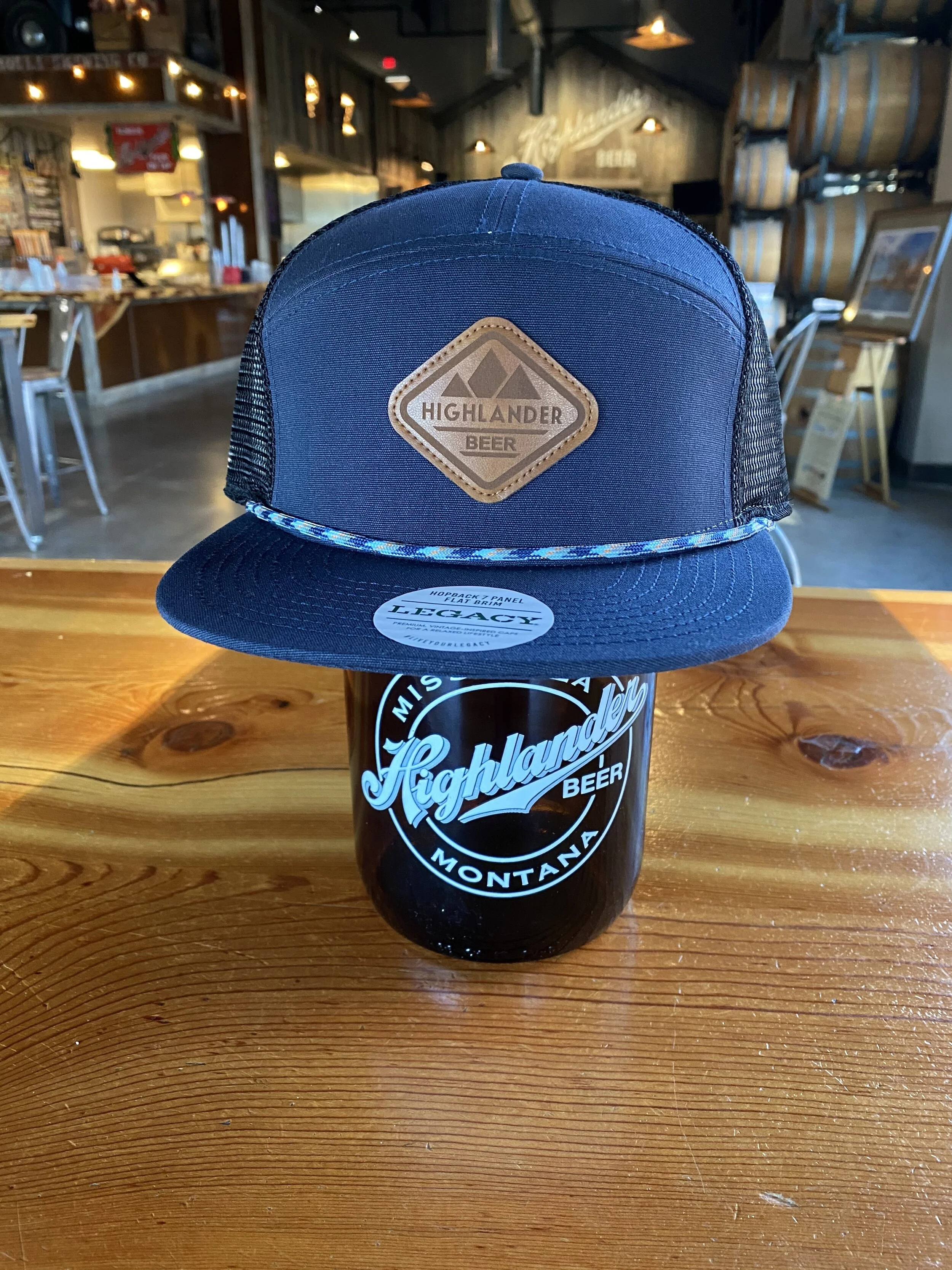 Five Panel Hat with Rope Detail 