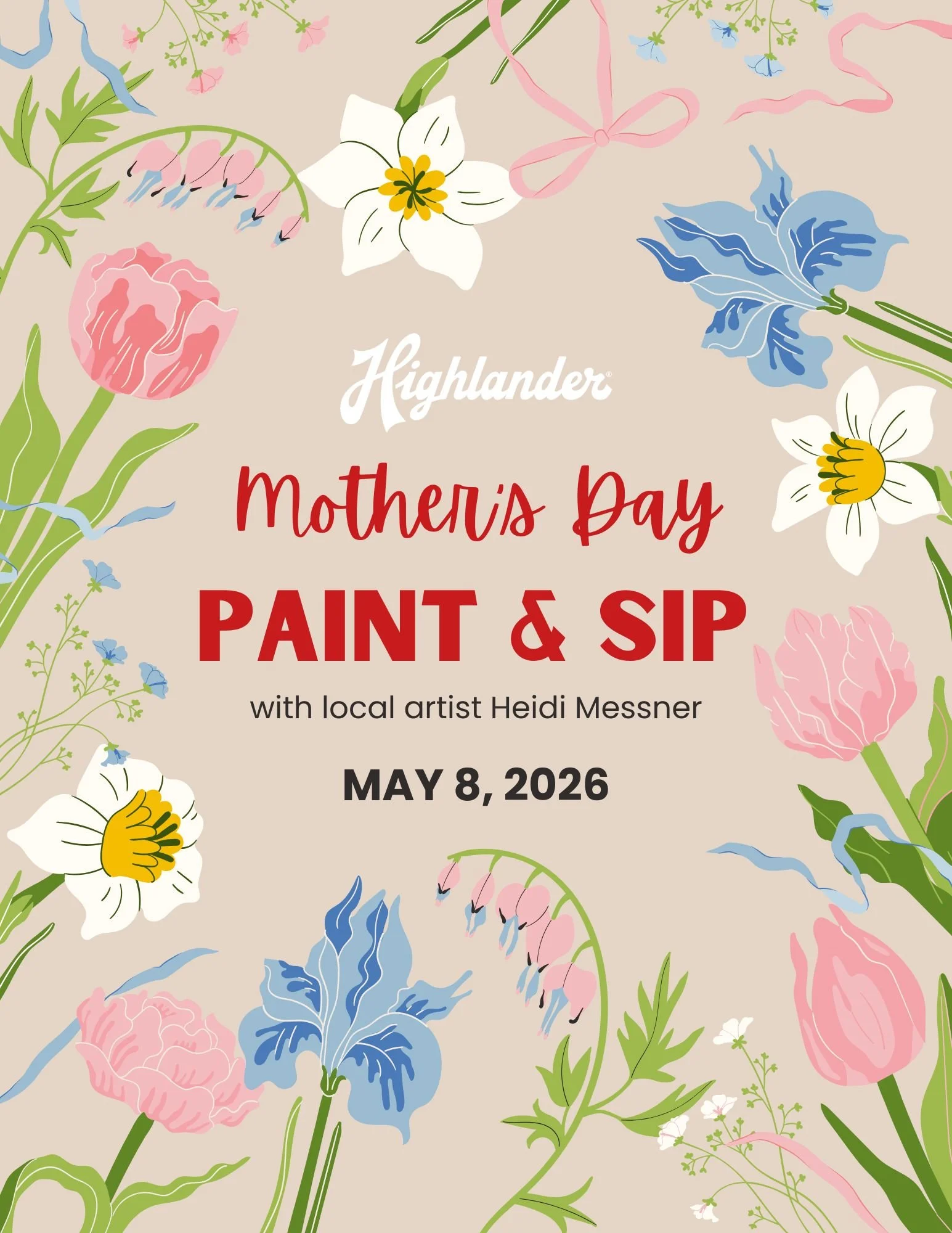 Mother's Day Paint and Sip with Heidi Messner