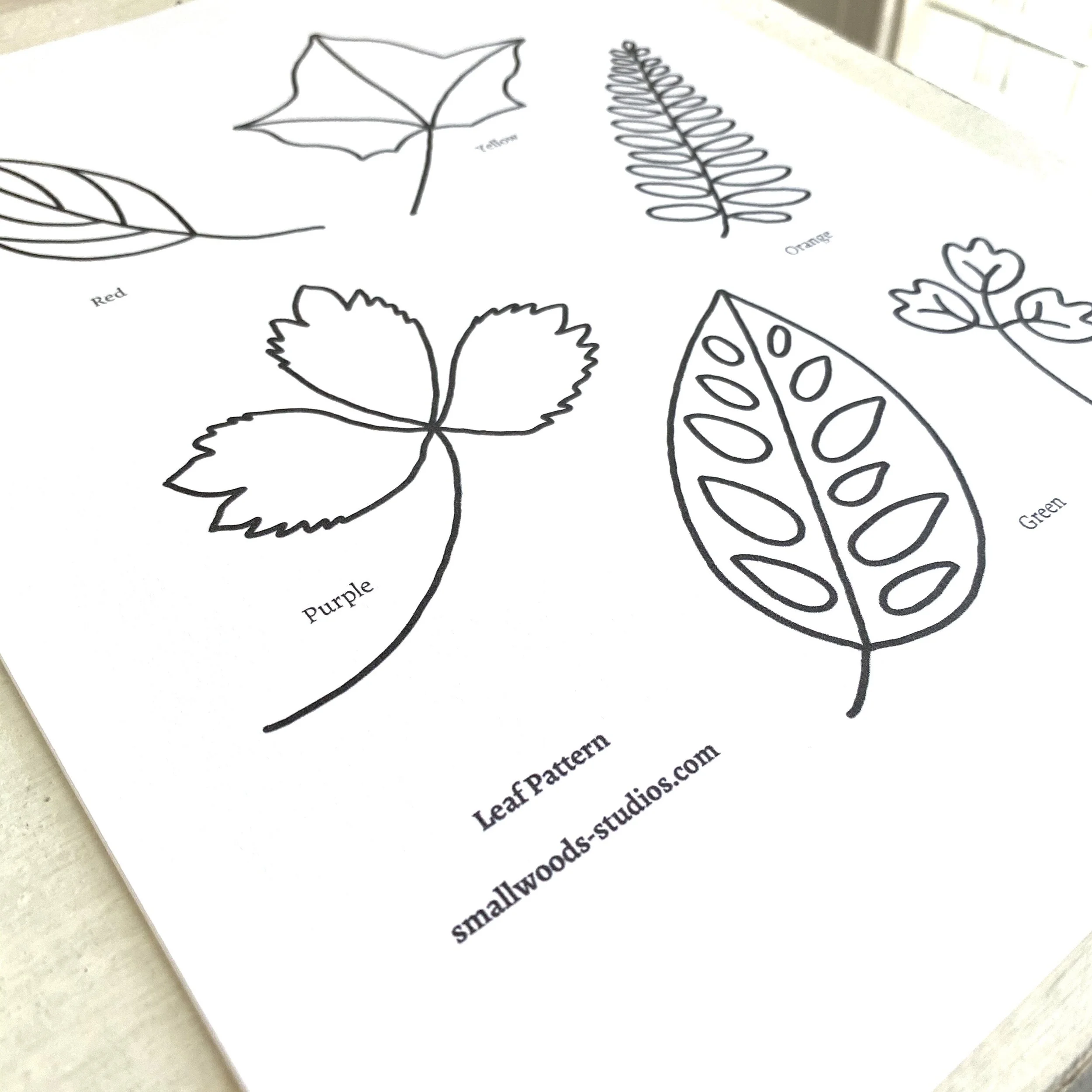 Leaf Pattern - Digital Download