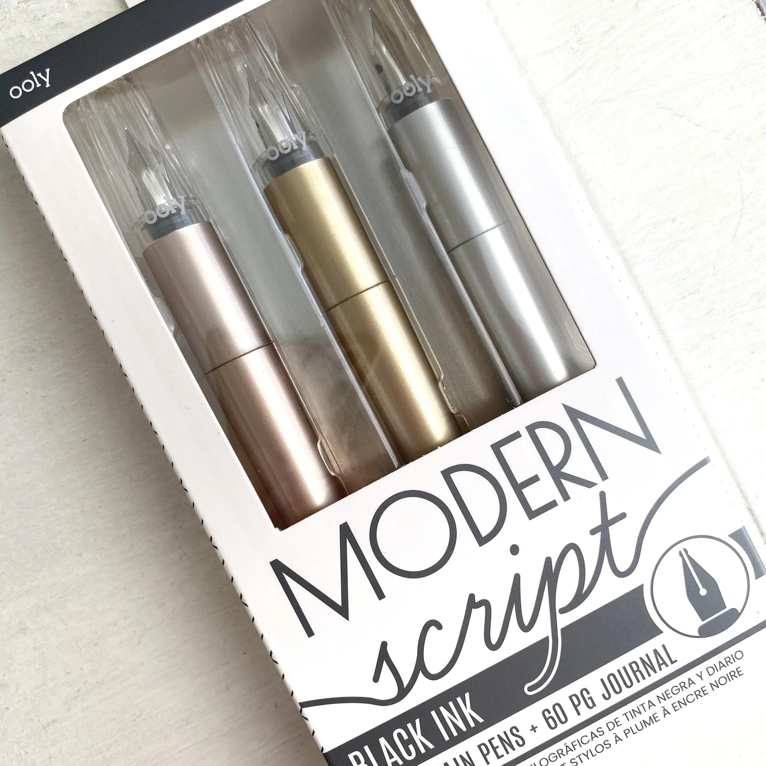 Modern Script Fountain Pen Set and Journal by Ooly — SMALLWOODS STUDIOS