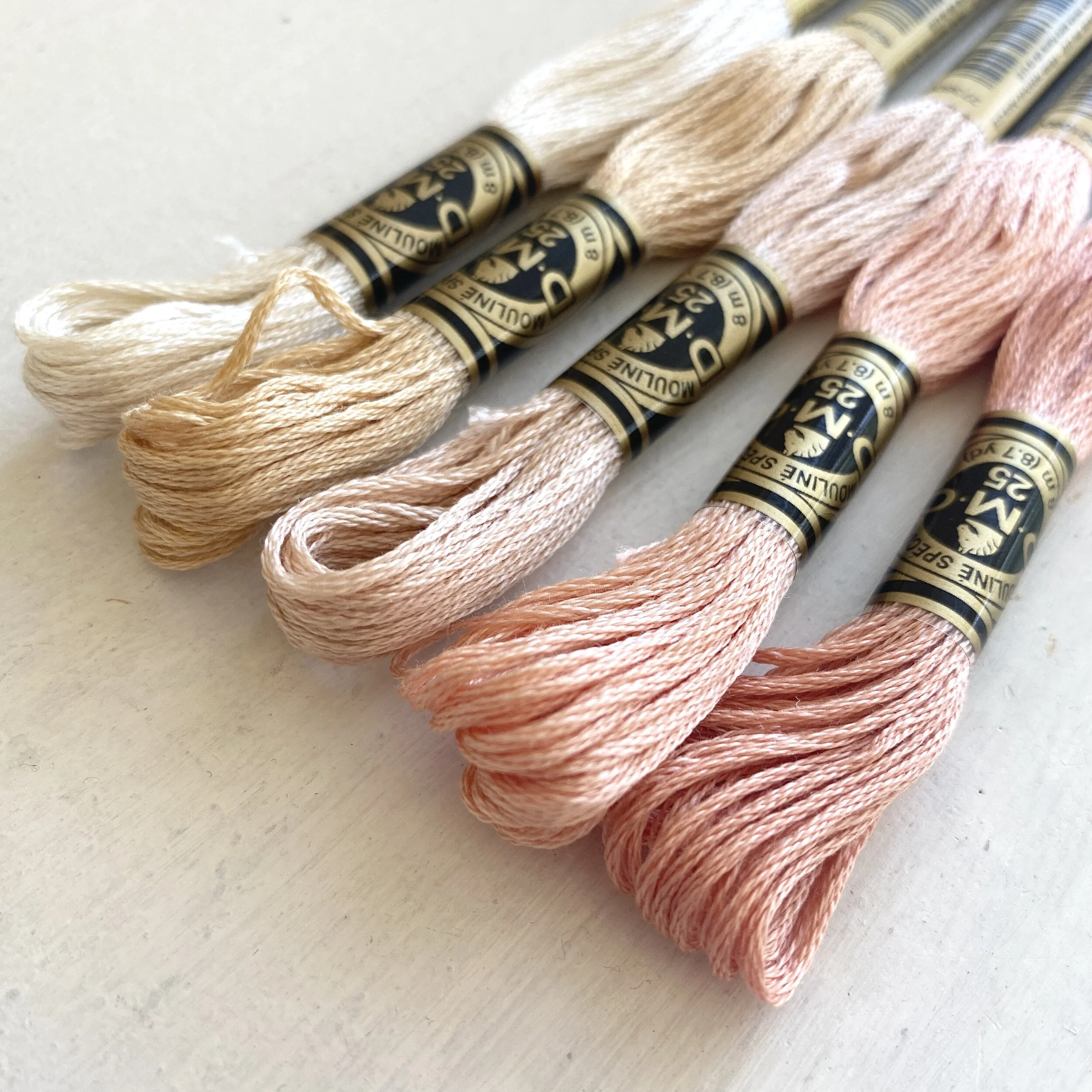 Blush Bundle DMC Embroidery Floss Set