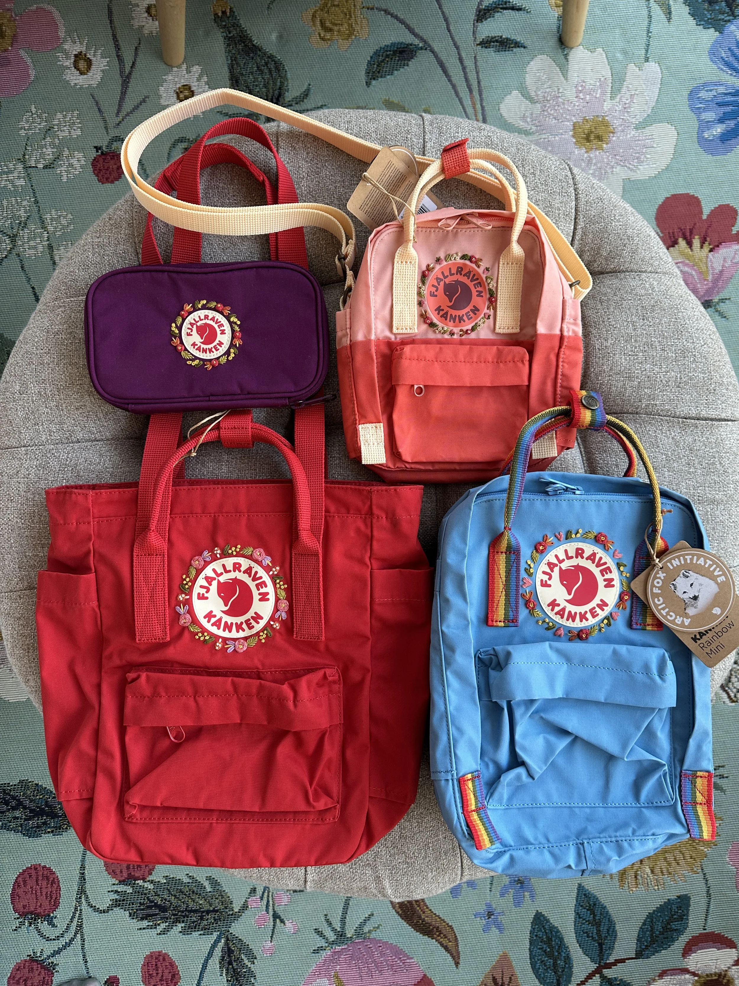 Embroidery Fjallraven Mini Rucksack Fjallraven Backpack Embroidery Top