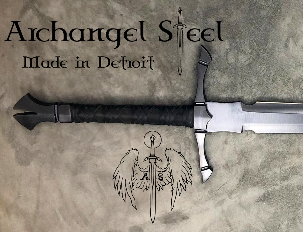 Flat Gothic Longsword — Archangel Steel