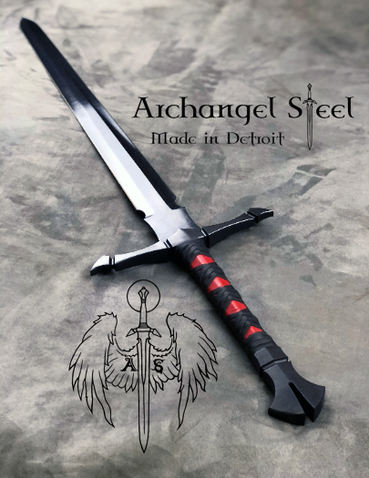 Flat Gothic Longsword — Archangel Steel