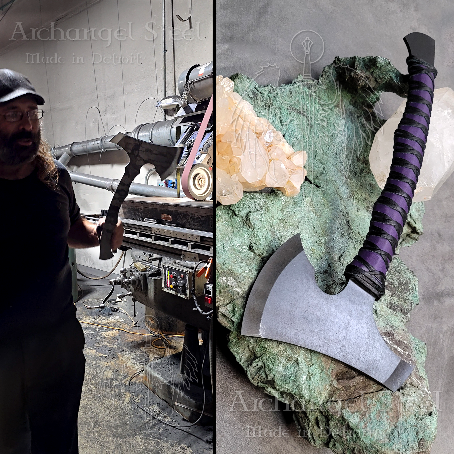 Throwing Axe & Steve Split View.png