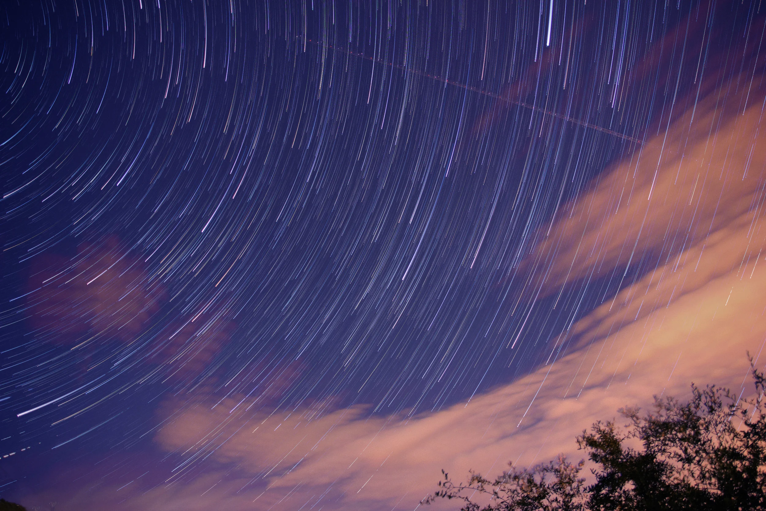 Long exposure at night