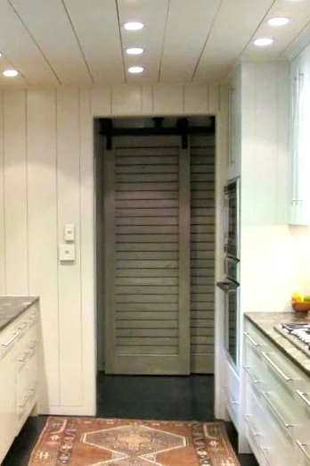  &nbsp; &nbsp; &nbsp; &nbsp; &nbsp; &nbsp; &nbsp; &nbsp; &nbsp; &nbsp; &nbsp; &nbsp; &nbsp; &nbsp; &nbsp; &nbsp; &nbsp; &nbsp; &nbsp; &nbsp; &nbsp; &nbsp; &nbsp; &nbsp; &nbsp; &nbsp; &nbsp; &nbsp; &nbsp;Custom sliding barn doors used to hide pantry s