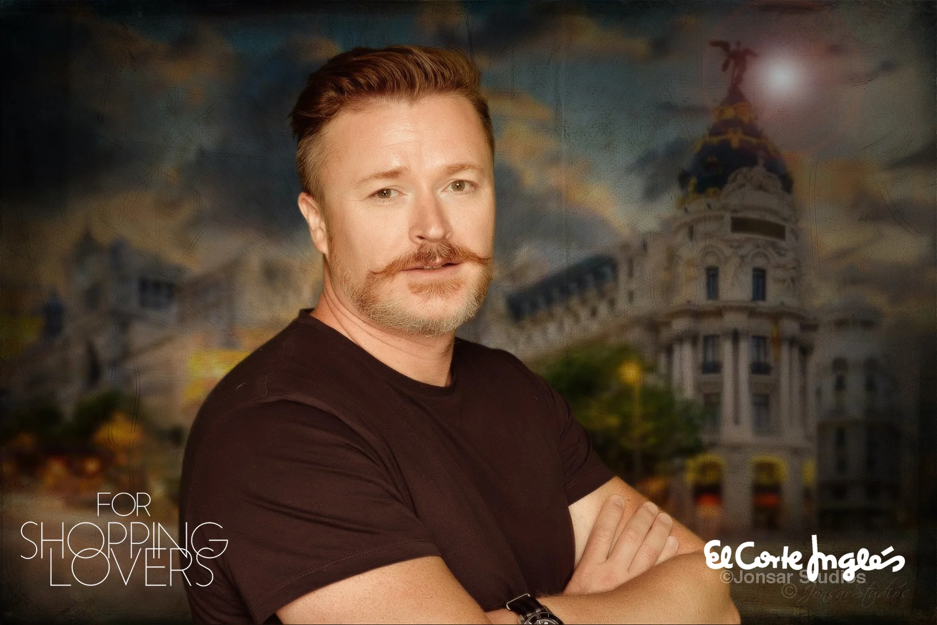 Color Portrait of Man for El Corte Ingles at LE Miami