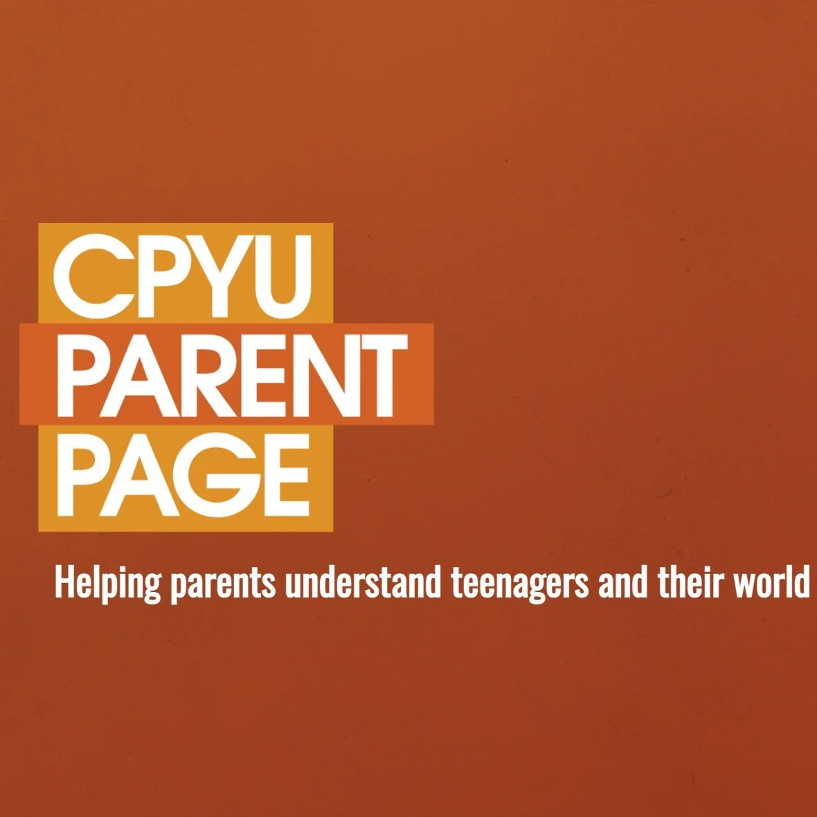 CPYU Parent Page