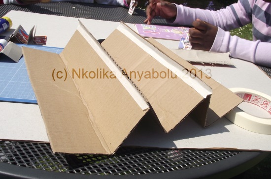 How to make a greeting card display stand by Nkolika Anyabolu