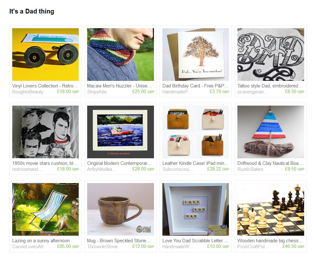 Etsy treasury