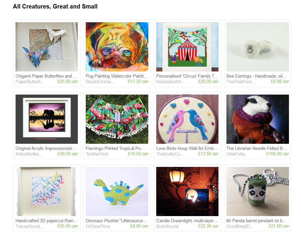 Etsy treasury