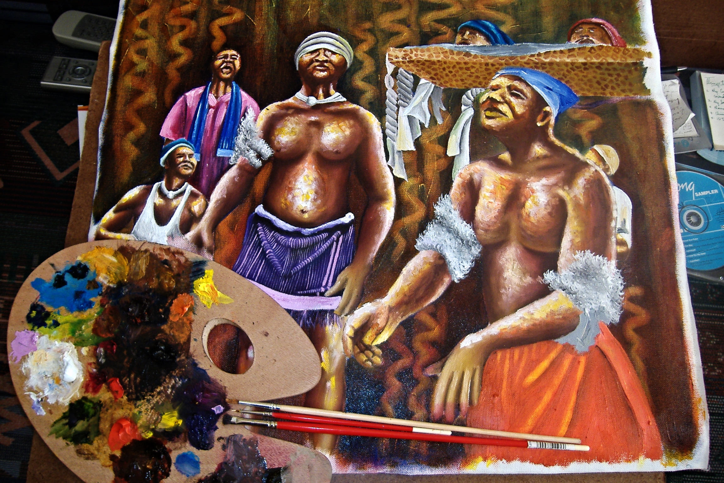 Oil Painting by Nkolika Anyabolu