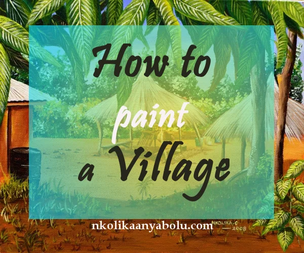 Painting With Acrylics: How to Paint A Village