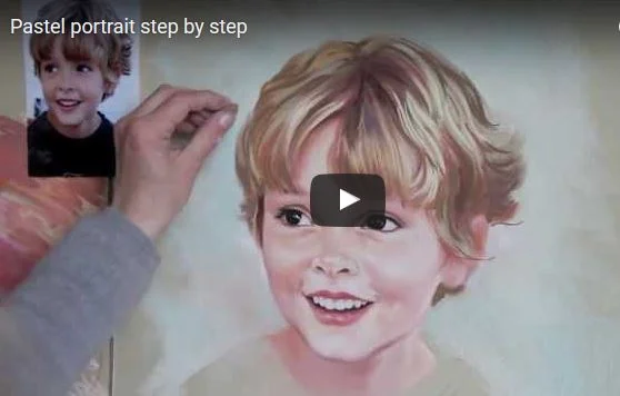 Pastel Portrait Painting Demo
