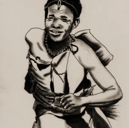 Kalahari San (Bushmen) Of Botswana