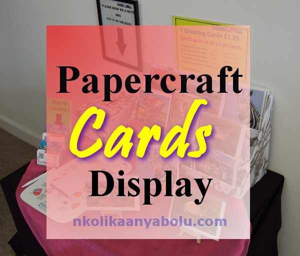 Papercraft Cards Display Stand