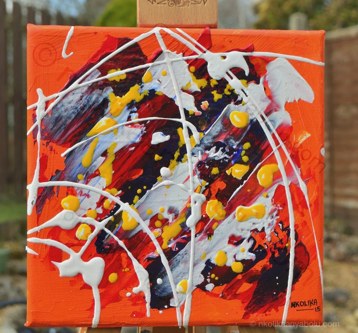 Acrylic Impasto Abstract Painting- Enigma Series